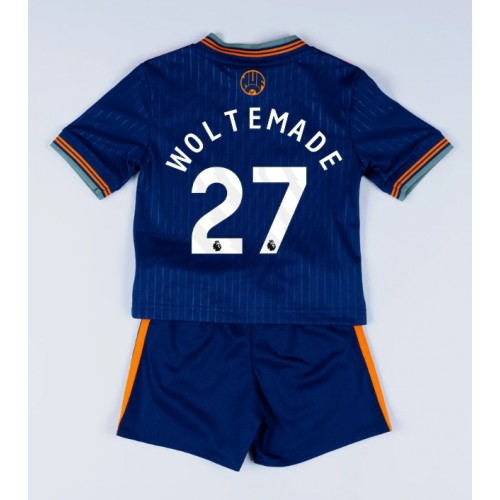Stroje piłkarskie Newcastle United Nick Woltemade #27 Koszulka Trzeciej dla dzieci 2025-26 Krótki Rękaw (+ szorty)